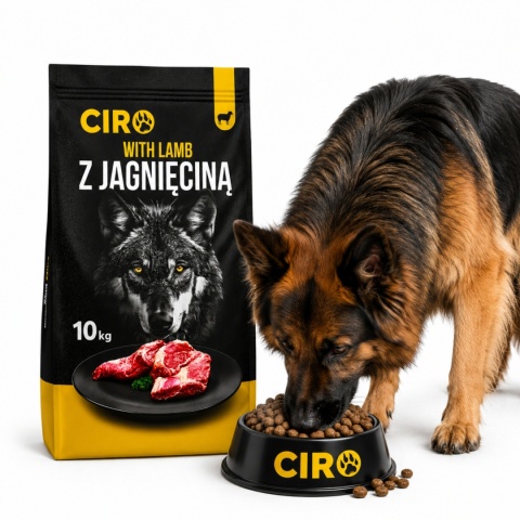 KARMA SUCHA DLA PSA JAGNIĘCINA LAMB ADULT OWCZAREK LABRADOR GOLDEN 10kg