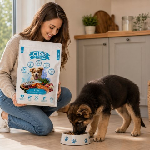 SUCHA KARMA DLA PSA Ciro dla szczeniąt Ryba 5 kg Bezzbożowa Hipoalergiczna