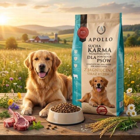 Sucha Karma Dla Psa Z Witaminami Duże Rasy Owczarek 10kg