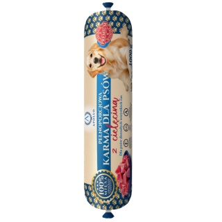 Baton dla psa z CIELĘCINĄ 1KG 100% mięsa