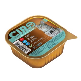 Foremka pasztet dla kota bez GLUTENU z KURCZAKIEM oraz WĄTRÓBKĄ 75% 300g