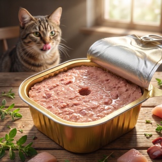 Foremka pasztet dla kota bez GLUTENU z KURCZAKIEM oraz WĄTRÓBKĄ 75% 300g