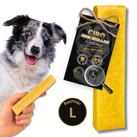 Gryzak z sera himalajskiego 100% NATURALNY GRYZAK rozmiar L