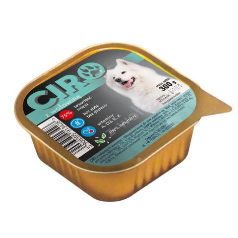 Foremka pasztet dla psa bez GLUTENU z WOŁOWINĄ 75% 300g
