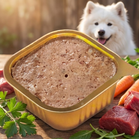 Foremka pasztet dla psa bez GLUTENU z WOŁOWINĄ 75% 300g