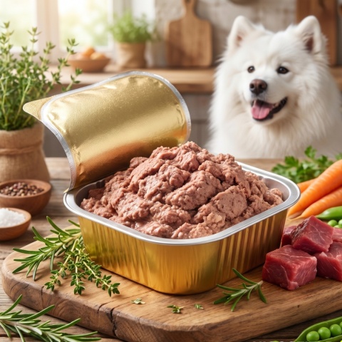 Foremka pasztet dla psa bez GLUTENU z WOŁOWINĄ 75% 300g